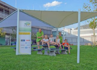 Beschattung im Schulgarten