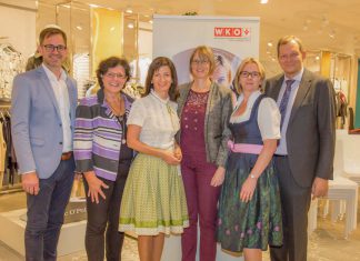 Präsentation im Modehaus Stöcker