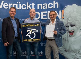 Auszeichnung für 25 Jahre Jubiläum