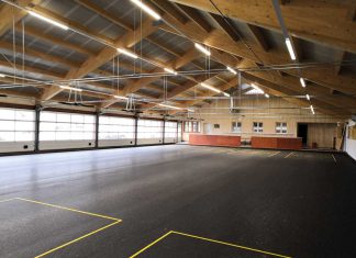 Neue Stocksporthalle in Lacken