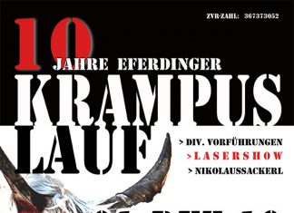 Krampus-Spektakel am Eferdinger Stadtplatz