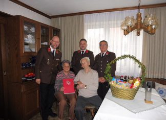Jubilare der Feuerwehr Eferding