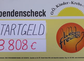 Spende für OÖ. Kinder-Krebs-Hilfe