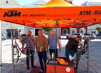 Fahrradcheck am Eferdinger Stadtplatz