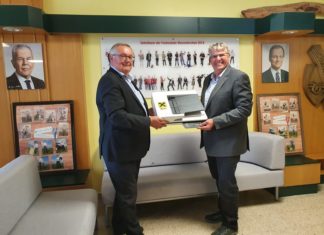 Spende der Raiffeisenbank Prambachkirchen