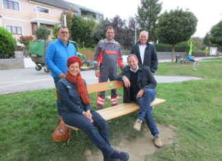 Neue Sitzbänke für Ottensheim