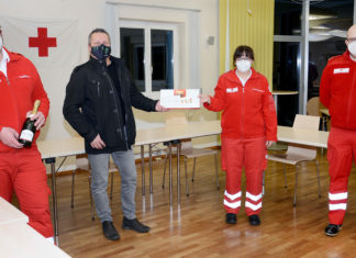 Patient bedankt sich bei Rettern