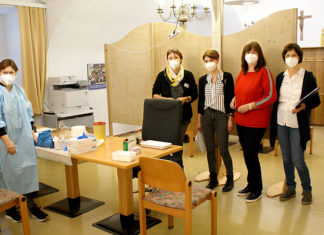 Caritas koordinierte Impfstraße