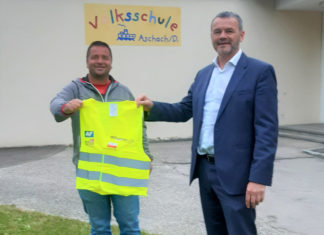 Übergabe Sicherheitswesten