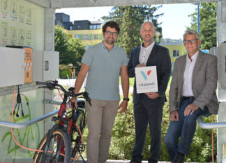 Neue E-Bike-Ladestation