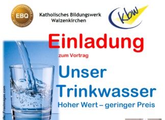 Vortrag „Unser Trinkwasser“