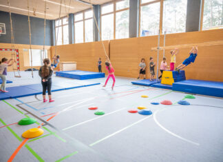 Neuer Turnsaal in Betrieb