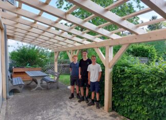 Pergola für das Altenheim
