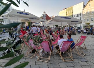 Summer-Lounge am Stadtplatz